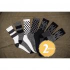 【Metalize Productions】復古中筒厚棉襪 2雙套裝| Webike摩托百貨