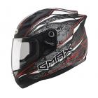 【G-MAX】Gm69 full-cover hard hat (shining)- extinction black/red| Webike TW