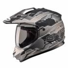 【G-MAX】Gm11 full-face helmet (adventure)- matt black/silver| Webike TW