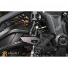 【ENLINT】SRC系列 特仕版 腳踏後移 (全霧黑) TRIDENT660 / DAYTONA660 (21-)| Webike摩托百貨