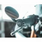 【MOTONE】皇冠把手端子蓋 (黑銀) T100 / T120 / Street Twin| Webike摩托百貨