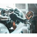 【MOTONE】皇冠把手端子蓋 (黑銀) T100 / T120 / Street Twin| Webike摩托百貨