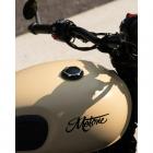 【MOTONE】油箱蓋 TELSTAR (黑銀)| Webike摩托百貨