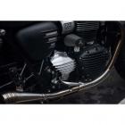 【MOTONE】前齒盤蓋鰭片 (髮絲銀) TRIUMPH 水冷車款| Webike摩托百貨