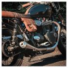 【MOTONE】排氣管 土星 (髮絲銀) STREET TWIN 900| Webike摩托百貨