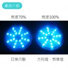 【SLO 速辰汽機車精品】星鑽 圓形 LED反光片| Webike摩托百貨