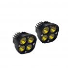 【SLO 速辰汽機車精品】四葉草黃光霧燈 (12V)| Webike摩托百貨