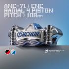 【ANCHOR BRAKE】ANC-71 CNC 3D輻射對四卡鉗 108mm| Webike摩托百貨