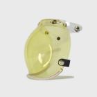【feture helmet】Cream leather TOP_PP buckle goggles (yellow)| Webike TW