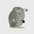 【feture helmet】Cream leather TOP_PP button goggles (light tan)| Webike TW