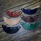 【feture helmet】Leather visor makes leather visor (silver buckle)| Webike TW