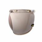 【feture helmet】乳白色皮革TOP_PP釦式風鏡 (輕電鍍淺茶色)| Webike TW