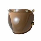 【feture helmet】深咖啡皮革TOP_PP釦式風鏡 (輕電鍍深茶色)| Webike TW