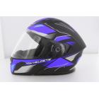 【RSV Helmet】Enzo spark black-blue removable helmet| Webike TW