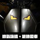 【XILLA】小惡魔眼睛 反光車貼| Webike摩托百貨