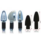 【BIHR】通用型三角 LED 方向燈 (短版 / 鍍鉻材質)| Webike摩托百貨