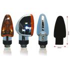 【BIHR】通用型三角 LED 方向燈 (鍍鉻材質)| Webike摩托百貨