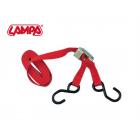 【LAMPA】美國規格機車固定綁繩 (紅色 / 500 + 20CM)| Webike摩托百貨