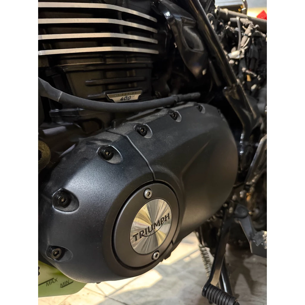 【SOURCEMOTO】鈦合金引擎外蓋螺絲套裝 SPEED 400 / SCRAMBLER 400X