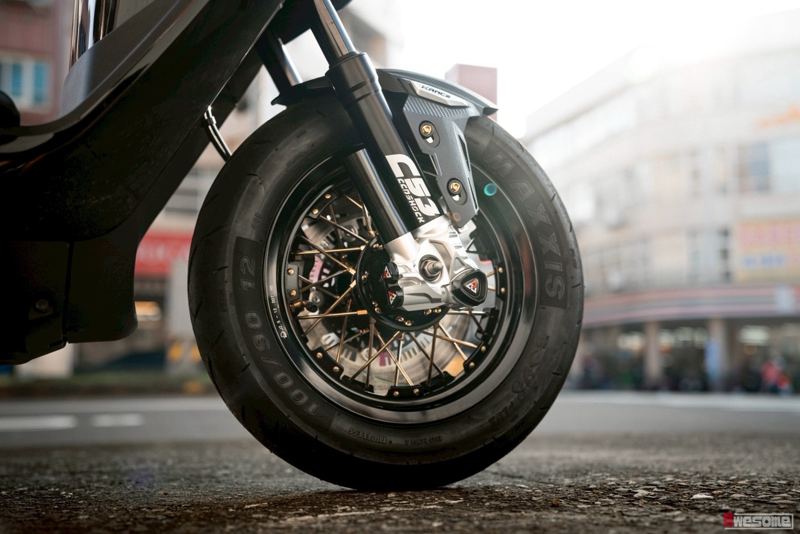 【Ghost Factory 古斯特國際】前輪鋼絲框 FIDDLE 125 (25-)