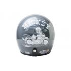 【EVO Helmets】騎士帽 (M) 機車米奇-水泥灰| Webike TW