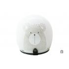 【EVO Helmets】騎士帽 (M) 手繪熊-白| Webike TW
