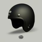 【Gallop kustom kulture】素色 四分之三 復古安全帽 (黑邊) 平黑| Webike摩托百貨