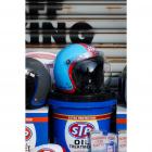 【Gallop kustom kulture】【STP 聯名】四分之三復古安全帽 (藍色)| Webike摩托百貨