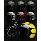 【Gallop kustom kulture】1932速度線復古3/4安全帽 (黃色)| Webike摩托百貨