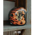 【Gallop kustom kulture】MAKOTO 小林誠×GALLOP 聯名安全帽 (竜) 限量款 復古安全帽 (烏晶黑）| Webike摩托百貨