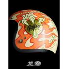 【Gallop kustom kulture】MAKOTO 小林誠×GALLOP 聯名安全帽 (竜) 限量款 復古安全帽 (奶白色）| Webike摩托百貨