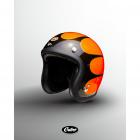 【Gallop kustom kulture】1932速度線 復古半罩安全帽 四分之三安全帽 (橘色)| Webike摩托百貨