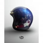 【Gallop kustom kulture】Kustom Kulture 復古四分之三安全帽 (海軍藍)| Webike摩托百貨