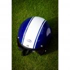 【Gallop kustom kulture】復古四分之三安全帽 (藍白條紋)| Webike摩托百貨