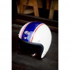 【Gallop kustom kulture】復古半罩安全帽 設計款素色 四分之三安全帽 紅白條紋| Webike摩托百貨