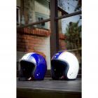 【Gallop kustom kulture】復古半罩安全帽 設計款素色 四分之三安全帽 紅白條紋| Webike摩托百貨