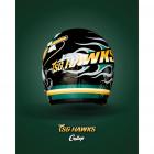 【Gallop kustom kulture】台鋼雄鷹TSG HAWKS聯名安全帽 四分之三半罩安全帽 黑色| Webike摩托百貨