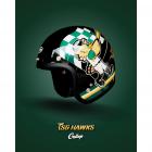 【Gallop kustom kulture】台鋼雄鷹TSG HAWKS聯名安全帽 四分之三半罩安全帽 黑色| Webike摩托百貨