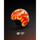 【Gallop kustom kulture】ONE OFF系列 四分之三安全帽 （炎）| Webike摩托百貨