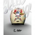 【Gallop kustom kulture】「SPEED KING」X 日本 虹彩屋 聯名四分之三安全帽 (奶白)| Webike摩托百货