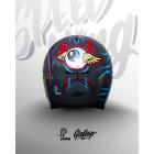 【Gallop kustom kulture】「SPEED KING」X 日本 虹彩屋 聯名四分之三安全帽 (水泥灰)| Webike摩托百货