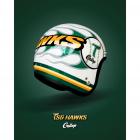 【Gallop kustom kulture】【GALLOP X 台鋼雄鷹TSG HAWKS】四分之三安全帽| Webike摩托百货