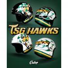 【Gallop kustom kulture】【GALLOP X 台鋼雄鷹TSG HAWKS】四分之三安全帽| Webike摩托百货