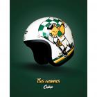 【Gallop kustom kulture】【GALLOP X 台鋼雄鷹TSG HAWKS】四分之三安全帽| Webike摩托百货