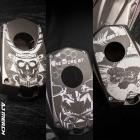 【AJ Light Design】CNC 鋁合金KEYLESS鑰匙殼 雷雕圖案款 DRG 2.0、CLBCU、FIDDLE| Webike摩托百貨