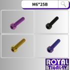 【ROYAL-TI6AL4V】ROYAL 鈦合金 錐形螺絲 M6*25B P:1.0| Webike摩托百貨