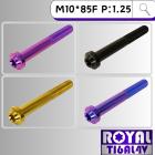 【ROYAL 鈦合金螺絲 】ROYAL 鈦合金 飛碟頭螺絲 M10*85F P:1.25| Webike摩托百貨