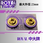 【ROYAL 鈦合金螺絲 】ROYAL 鈦合金 M6 中大牌螺絲組 土豪金| Webike摩托百貨