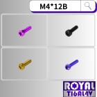 【ROYAL-TI6AL4V】ROYAL 鈦合金 錐形螺絲 M4*12B P0.7| Webike摩托百貨