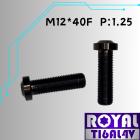 【ROYAL 鈦合金螺絲 】ROYAL 鈦合金 避震器下座螺絲 M12*40F P:1.25 帝王黑 Maxsym TL| Webike摩托百貨